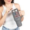 Insulated Travel Mug - Never Waver & Website Dr Gray - 40oz Sporty Drinkware