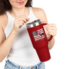 Insulated Travel Mug — "Never Waver Best Buckin' Dad Ever" 40oz