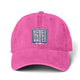 Never Waver Women's Pigment-Dyed Cap with Fashion Undervisor (Embroidery) by Printify