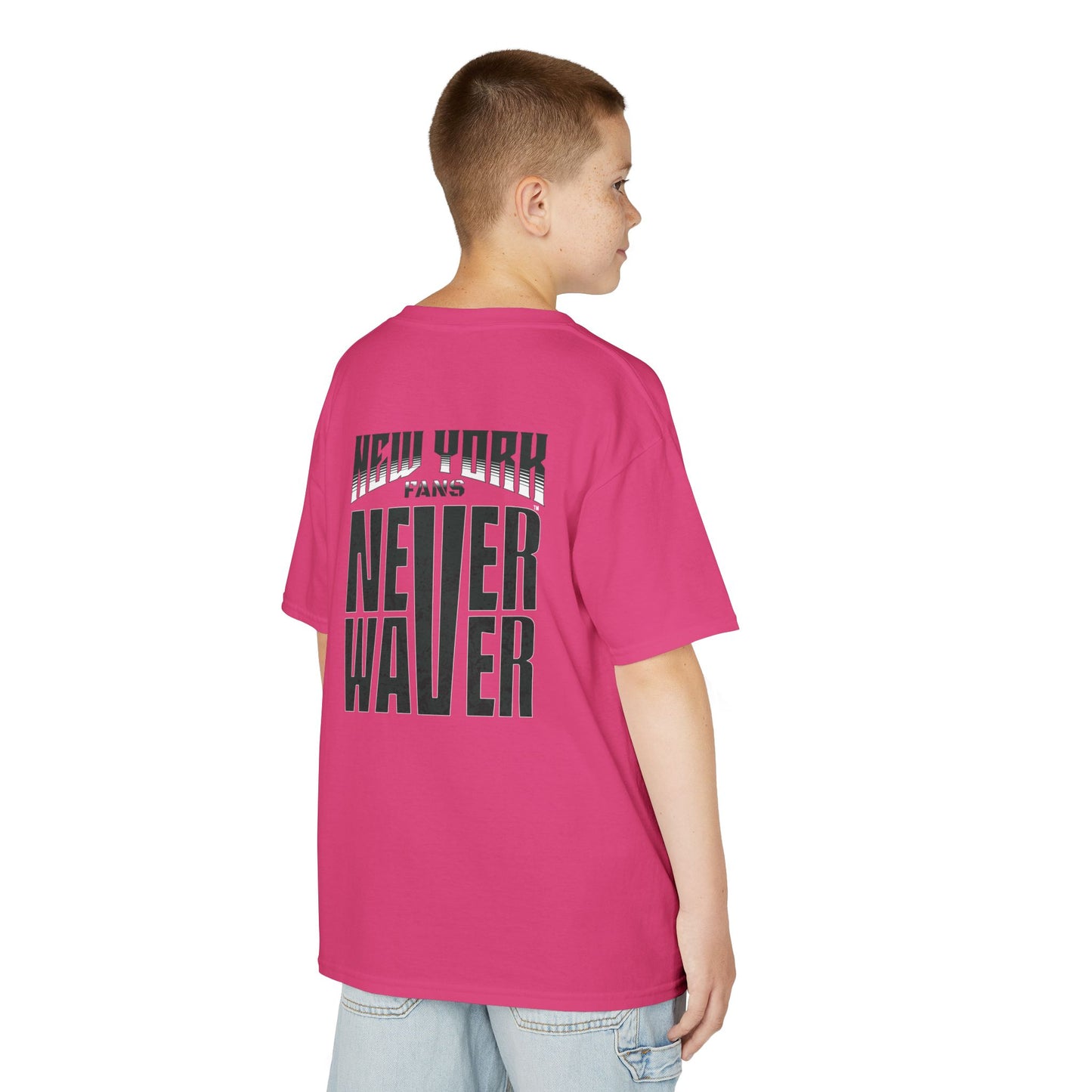 New York  Fans Never Waver Kids Heavy Cotton™ Tee