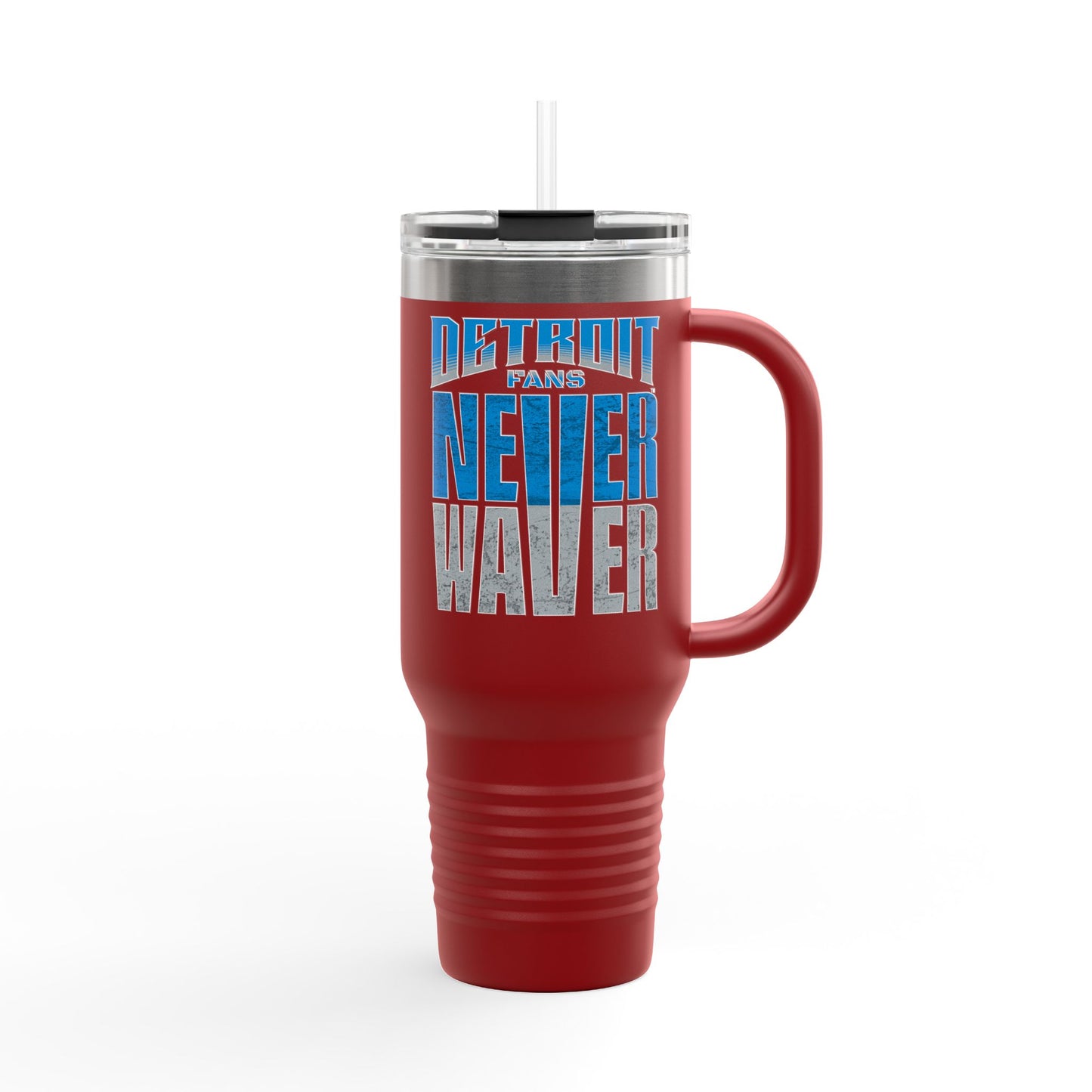 Detroit Fans Never Waver Insulated Travel Mug, 40oz