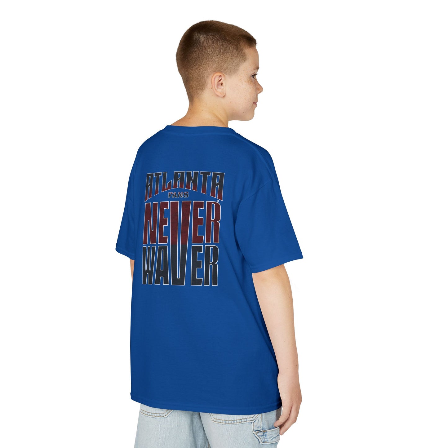 Atlanta Fans Never Waver Kids Heavy Cotton™ Tee