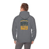 Green Bay Fans Never Waver Hoodie w Leopard Football - Unisex Heavy Blend Sweatshirt
