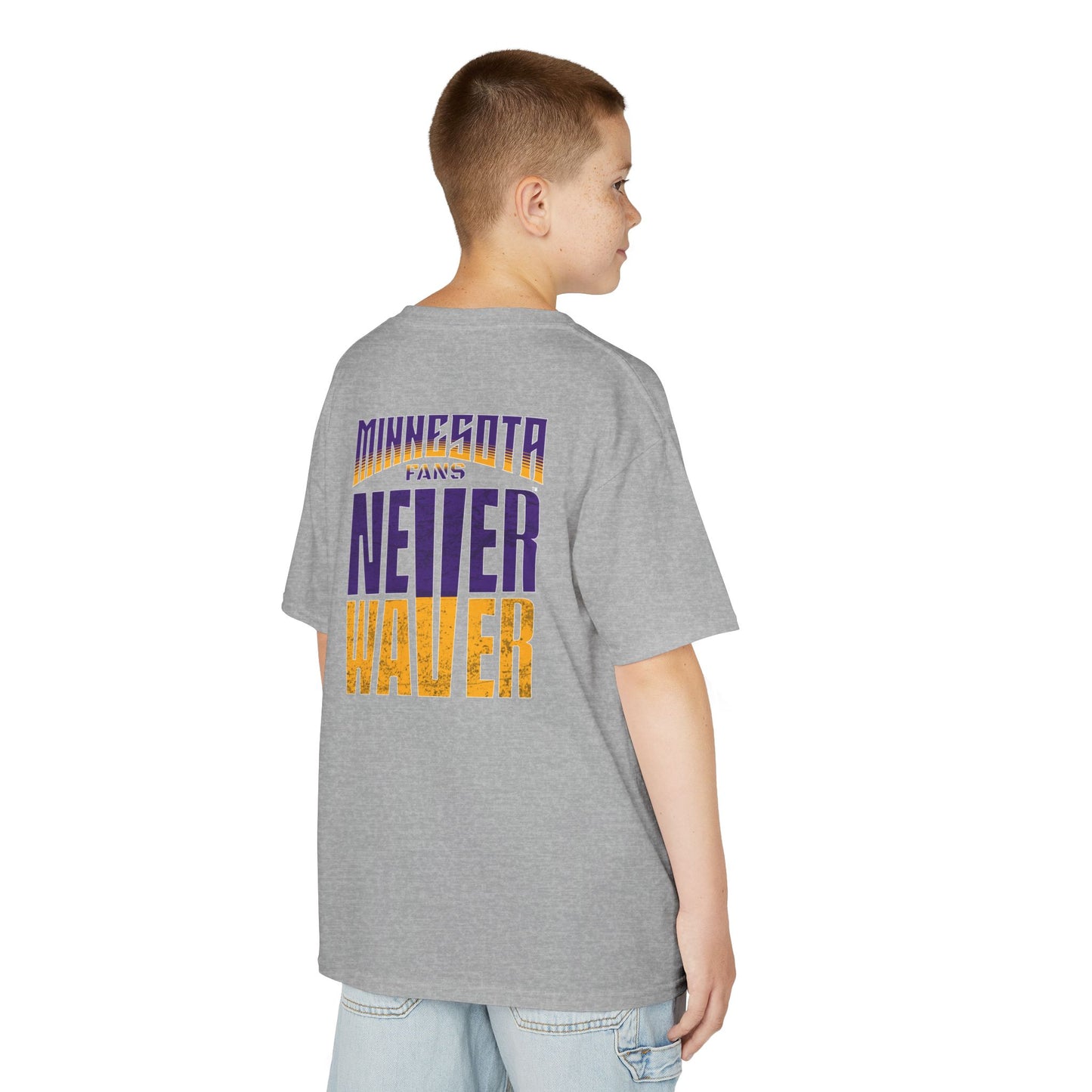 Minnesota Fans Never Waver Kids Heavy Cotton™ Tee