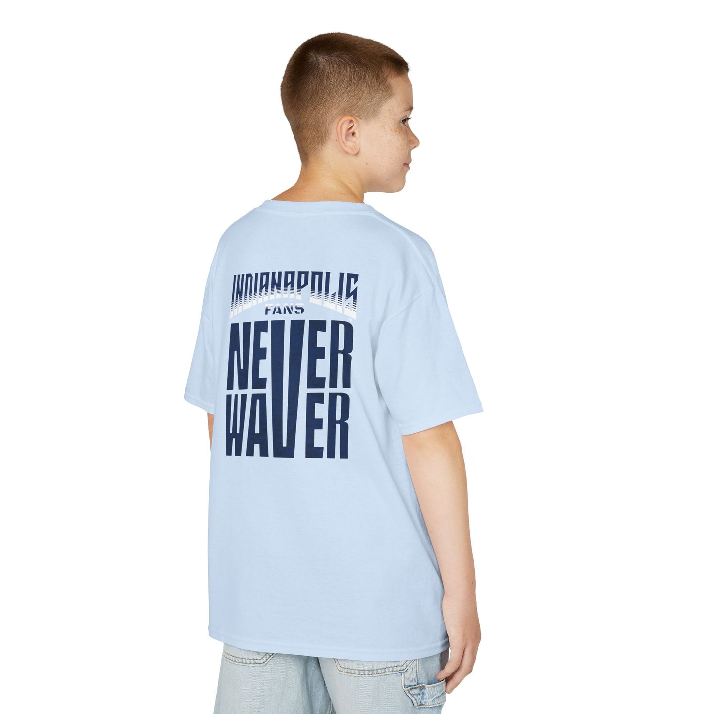 Indianapolis Fans Never Waver Kids Heavy Cotton™ Tee
