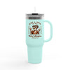 Never Waver Just A Mom Trying Not to Raise A&&holes Insulated Travel Mug