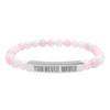 You Never Waver  Bracelet Engraved Natural Stone Beaded Bracelet