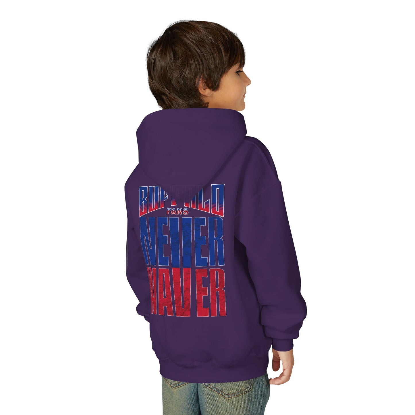 Buffalo Fans Never Waver Youth Sweatshirt / Hoodie