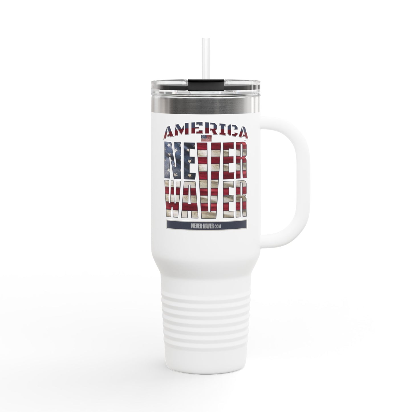 America Never Waver 40oz Insulated Travel Mug