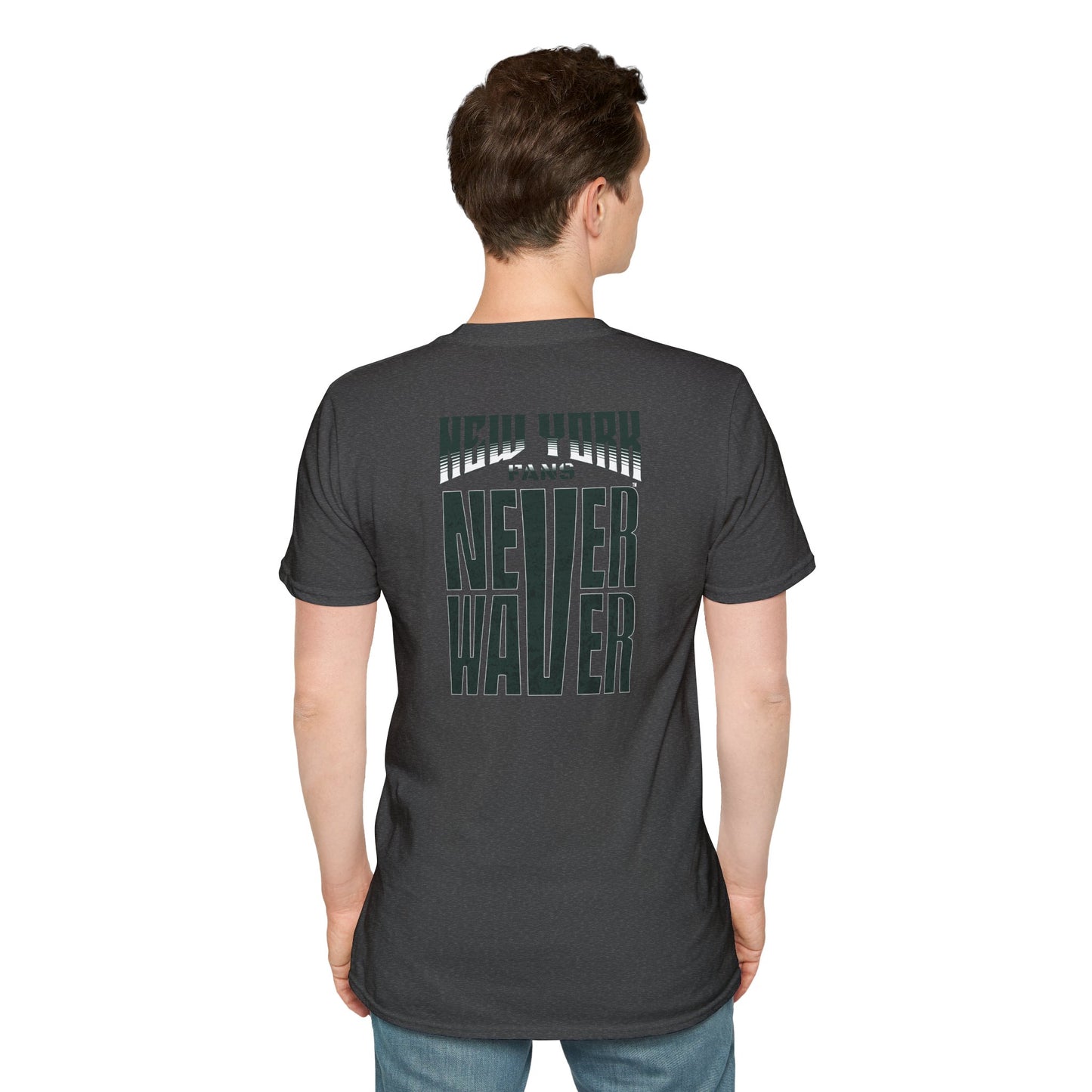 New York Fans Never Waver Unisex Softstyle T-Shirt