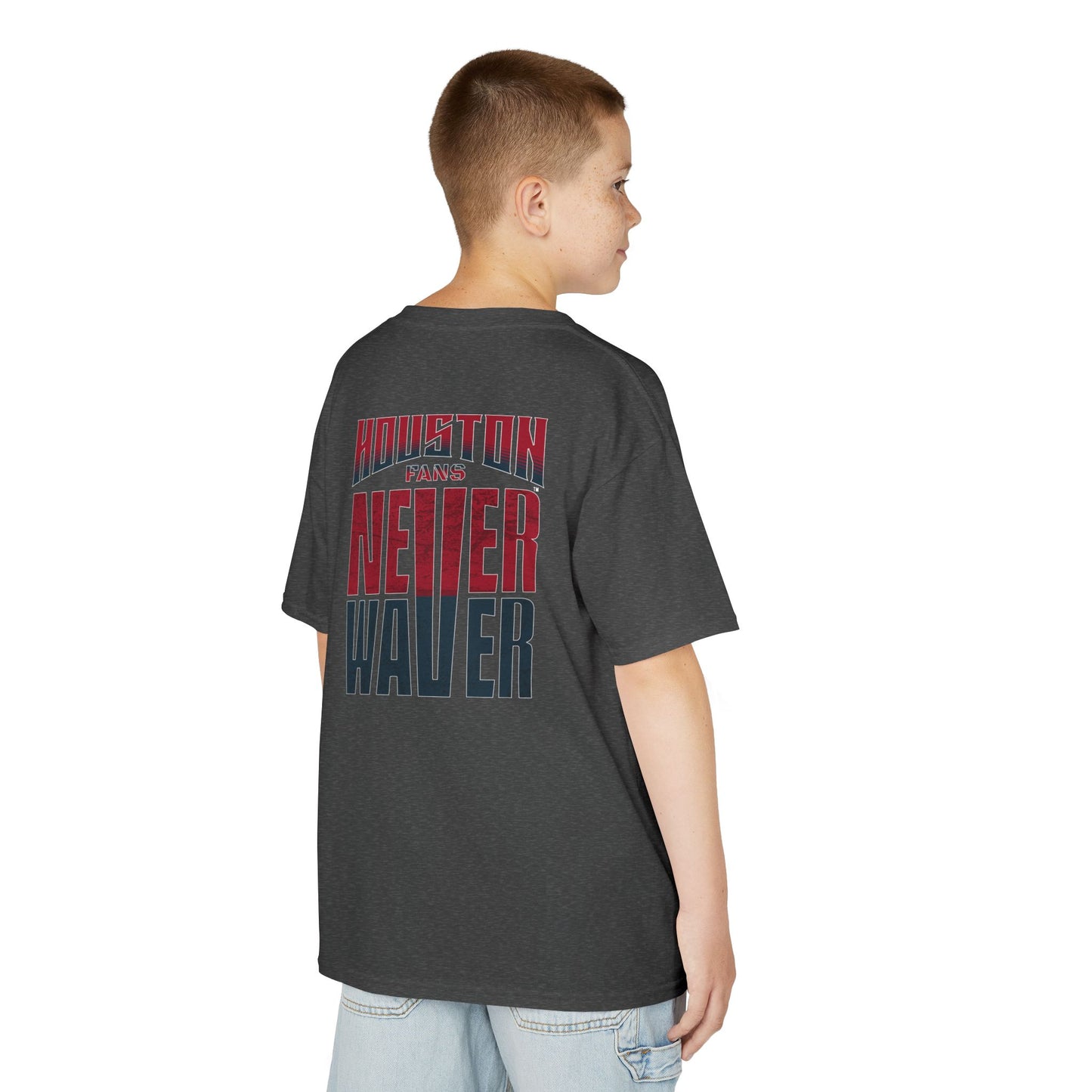 Houston Fans Never Waver Kids Heavy Cotton™ Tee