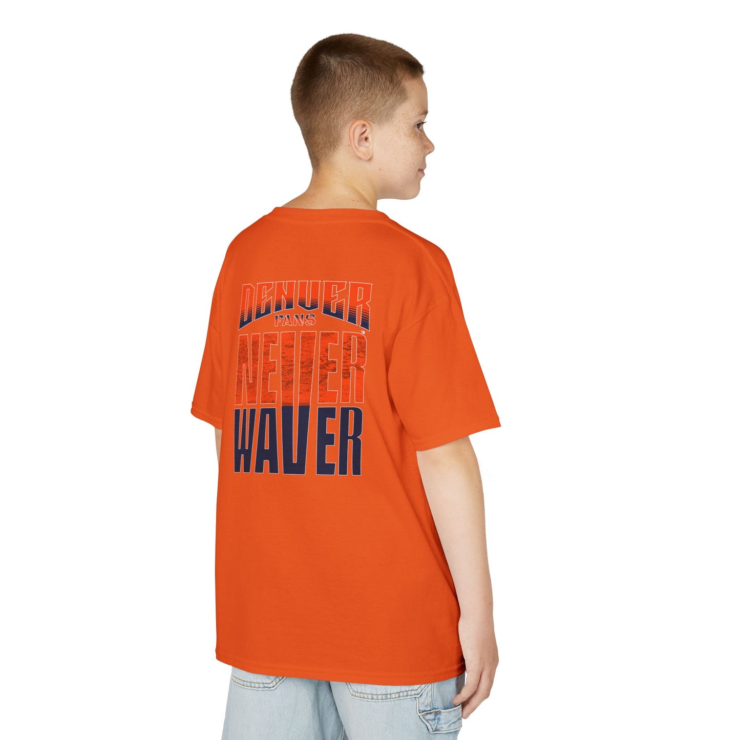Denver Fans Never Waver Kids Heavy Cotton™ Tee
