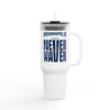 Indianapolis Fans Never Waver W-Leopard Football Insulated Travel Mug, 40oz