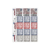 Never Waver Temporary Tattoos — Patriotic Red & Blue Political Statement Tattoos