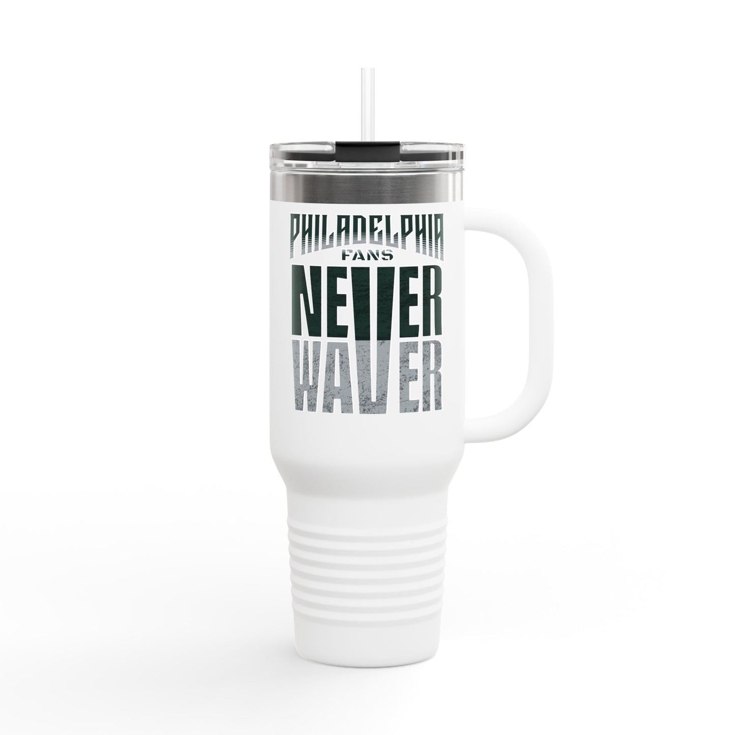 Philadelphia Fans Never Waver Insulated Travel Mug, 40oz