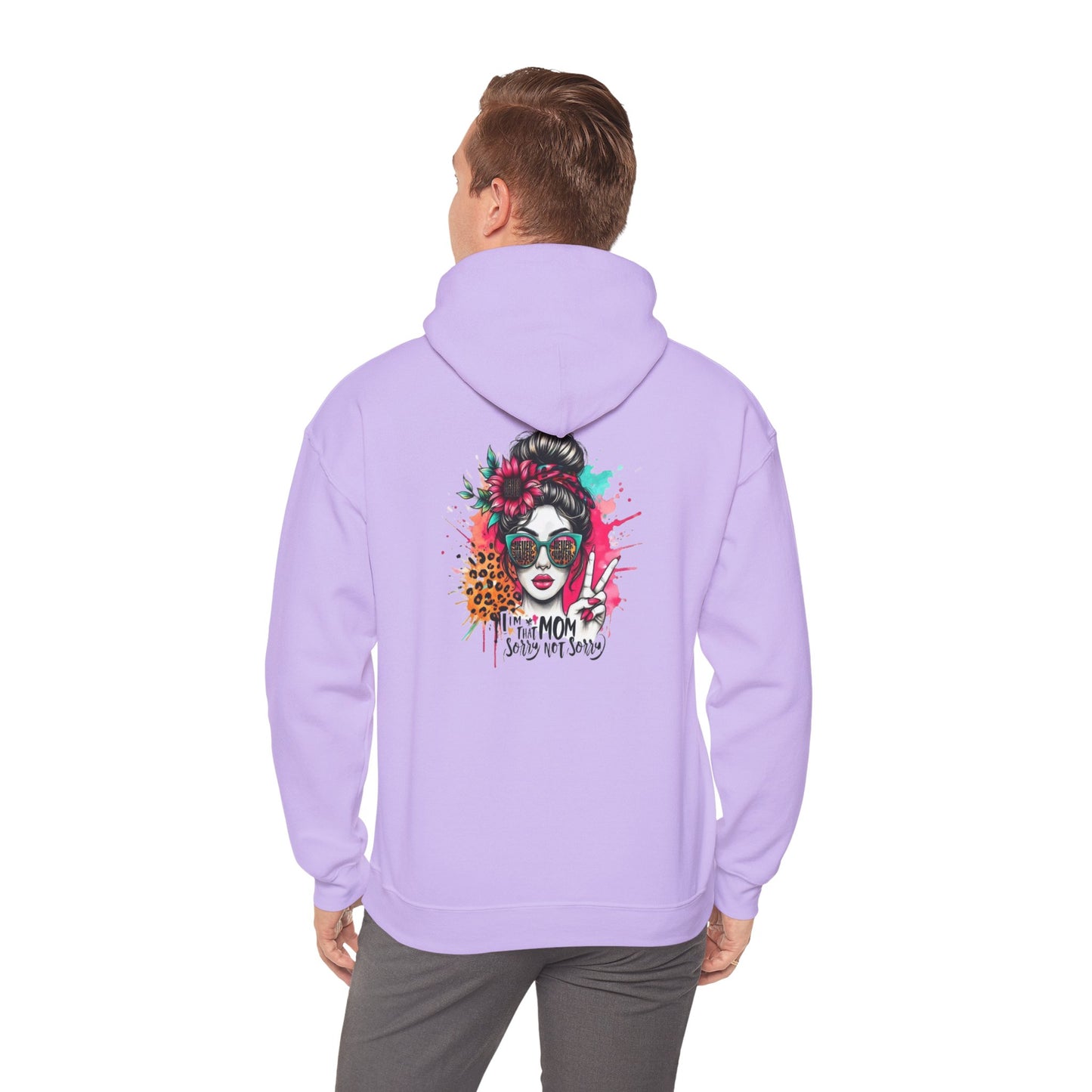'Never Waver  I'm that Mom Sorry Not Sorry' Unisex Heavy Blend™ Hoodie