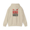 Tampa Bay Fans  Never Waver  w Leopard Football Unisex Heavy Blend™ Hoodie - Perfect for Sports Fans