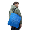 Never Waver Mamma Blue Leopard Tote Bag (AOP)