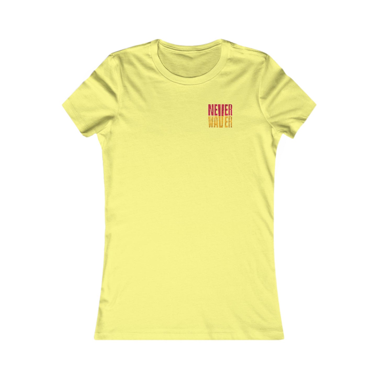 Kansas Fans Never Waver W-Leopard Football Women's Favorite Tee