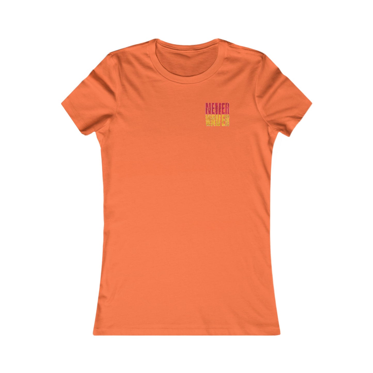 Kansas Fans Never Waver W-Leopard Football Women's Favorite Tee