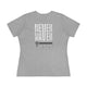 Never Waver” Jesus bold, eye-catching design that reflects a steadfast faith and confidence in Christ. Women's Cotton Tee by Printify