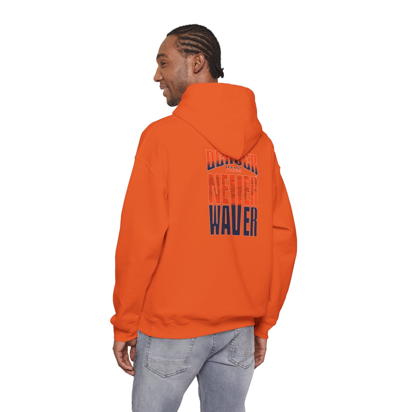 Denver Fans Never Waver Unisex Heavy Blend™ Hoodie grit Driven