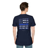 Never Waver Back The Blue  Unisex Softstyle T-Shirt