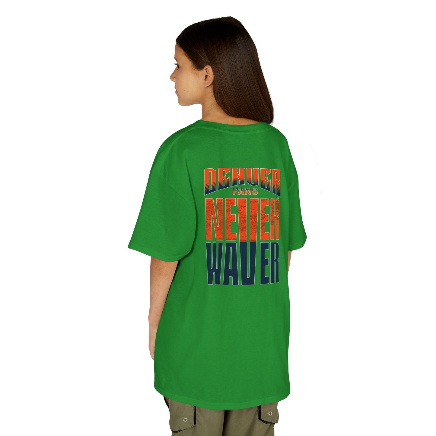 Denver Fans Never Waver Kids Heavy Cotton™ Tee