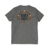 Never Waver Save Water Drink Beer  Unisex V-Neck Tee - Motivational Graphic Shirt