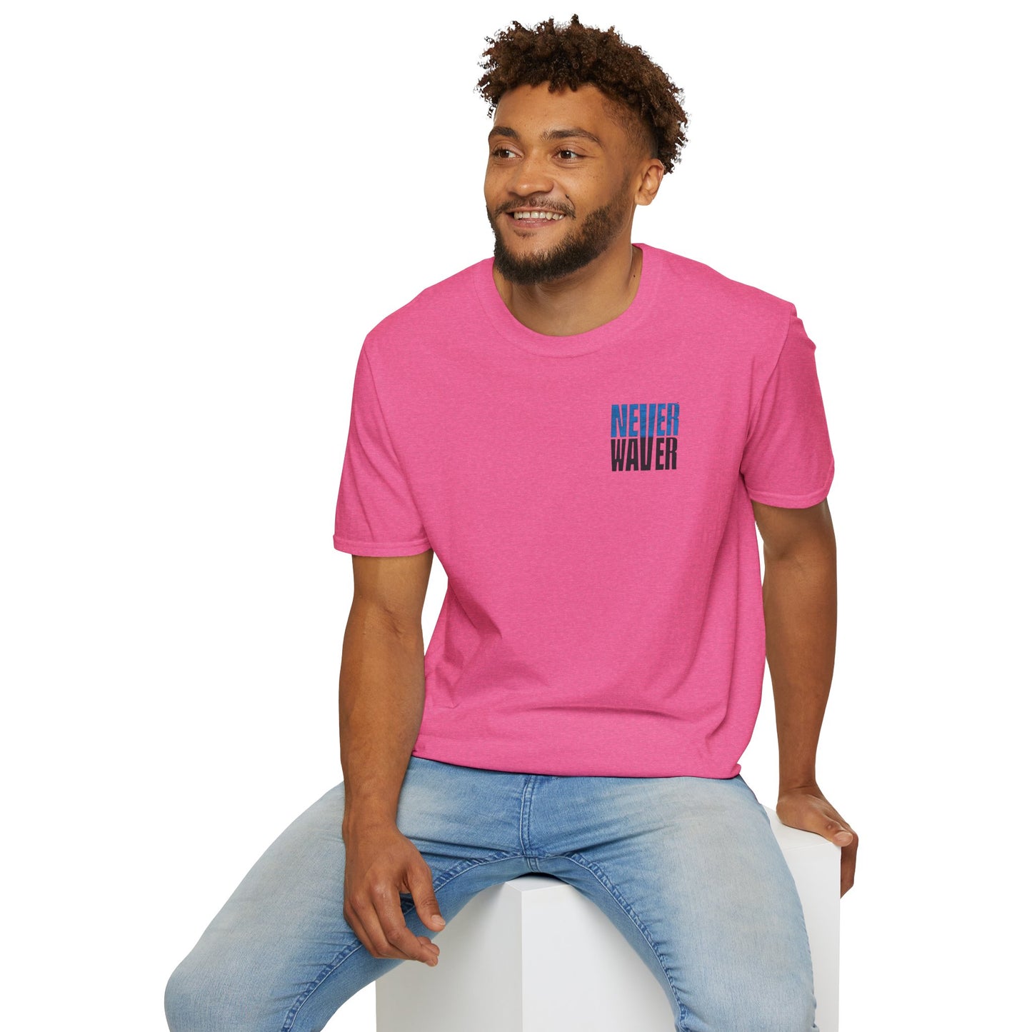 Carolina Fans Never Waver Unisex Softstyle T-Shirt
