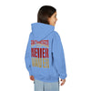 San Francisco Fans Never Waver Youth Heavy Blend Hooded Sweatshirt