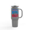 Tennessee Fans Never Waver W-Leopard Football Insulated Travel Mug, 40oz
