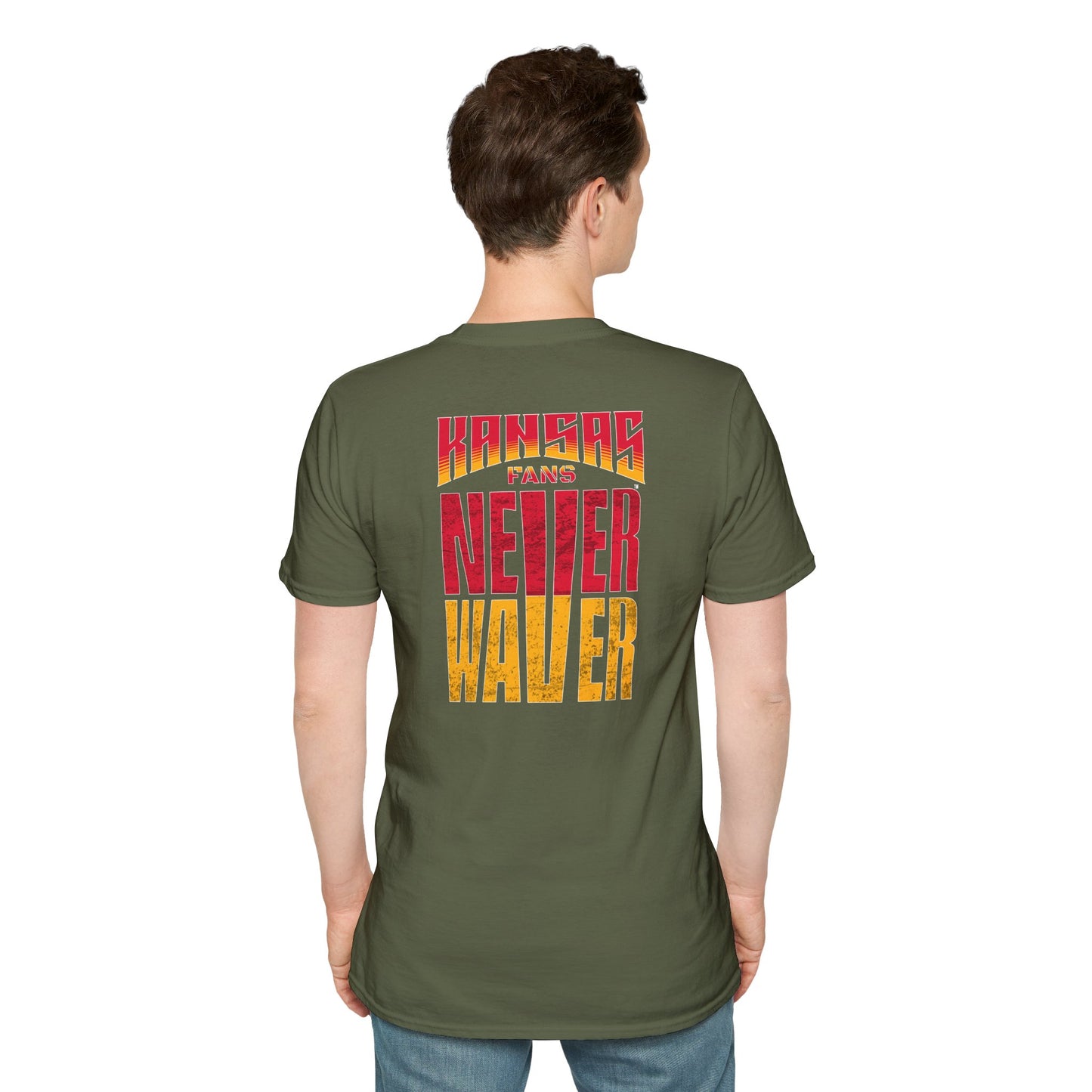 Kansas Fans Never Waver T-Shirt