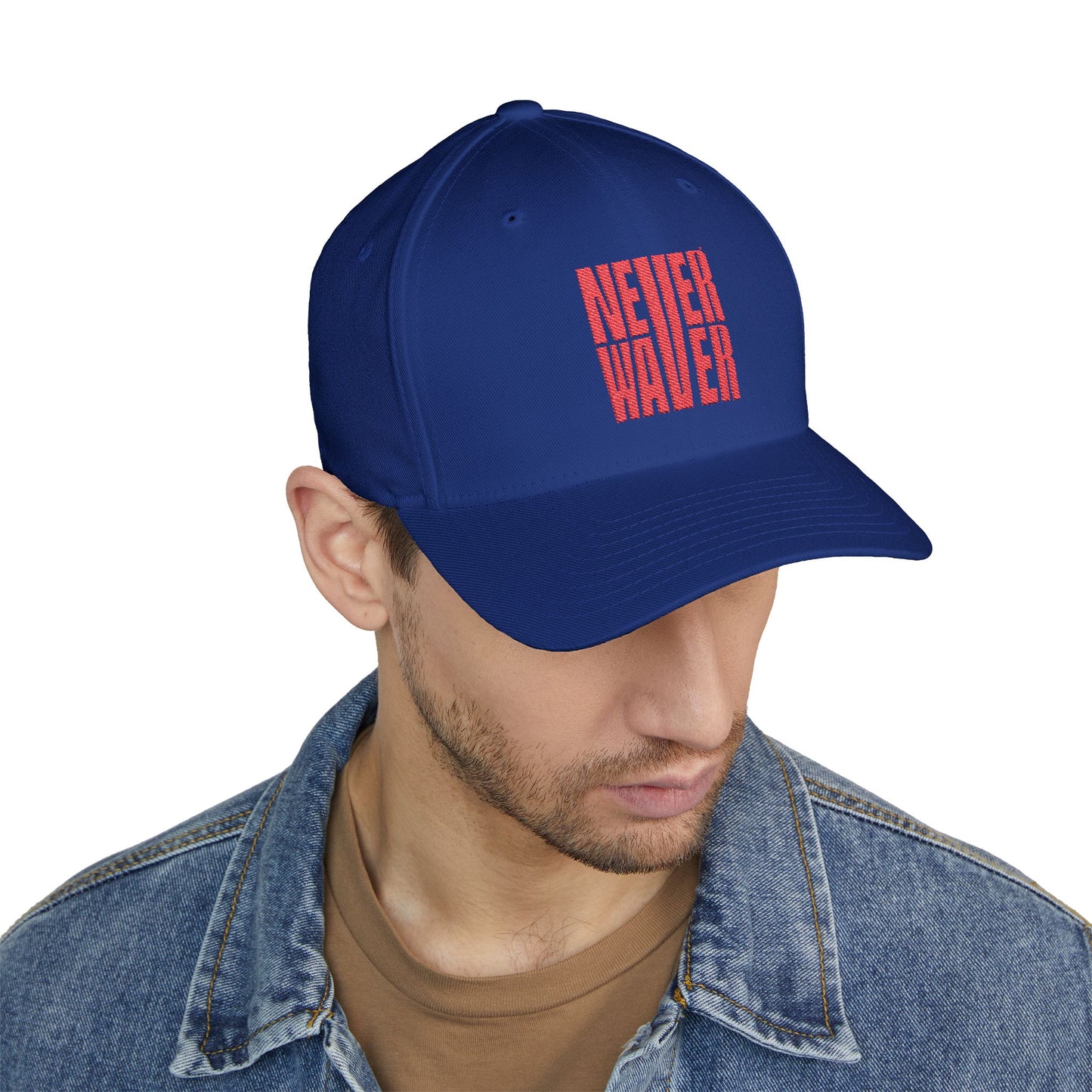 "NEVER WAVER" Hat