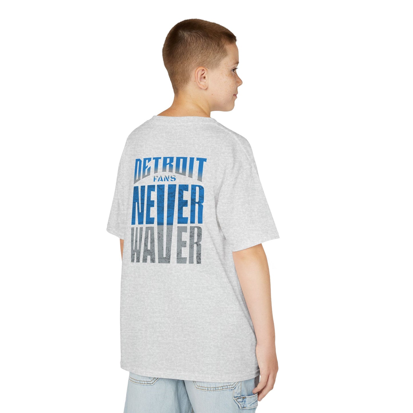 Detroit Fans Never Waver Kids Heavy Cotton™ Tee