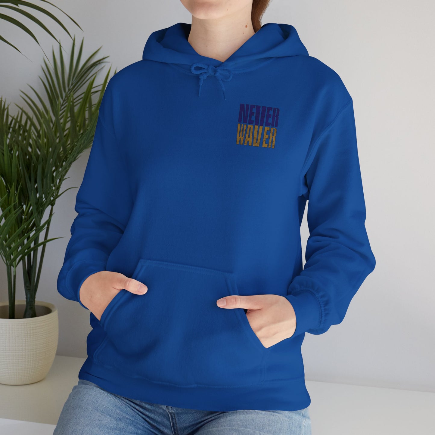Baltimore Fans Never Waver Unisex Heavy Blend™ Hoodie, Sweatshirt