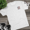 Respect Is Earned Never Waver It's Not Given Unisex Tri-Blend Crew Tee