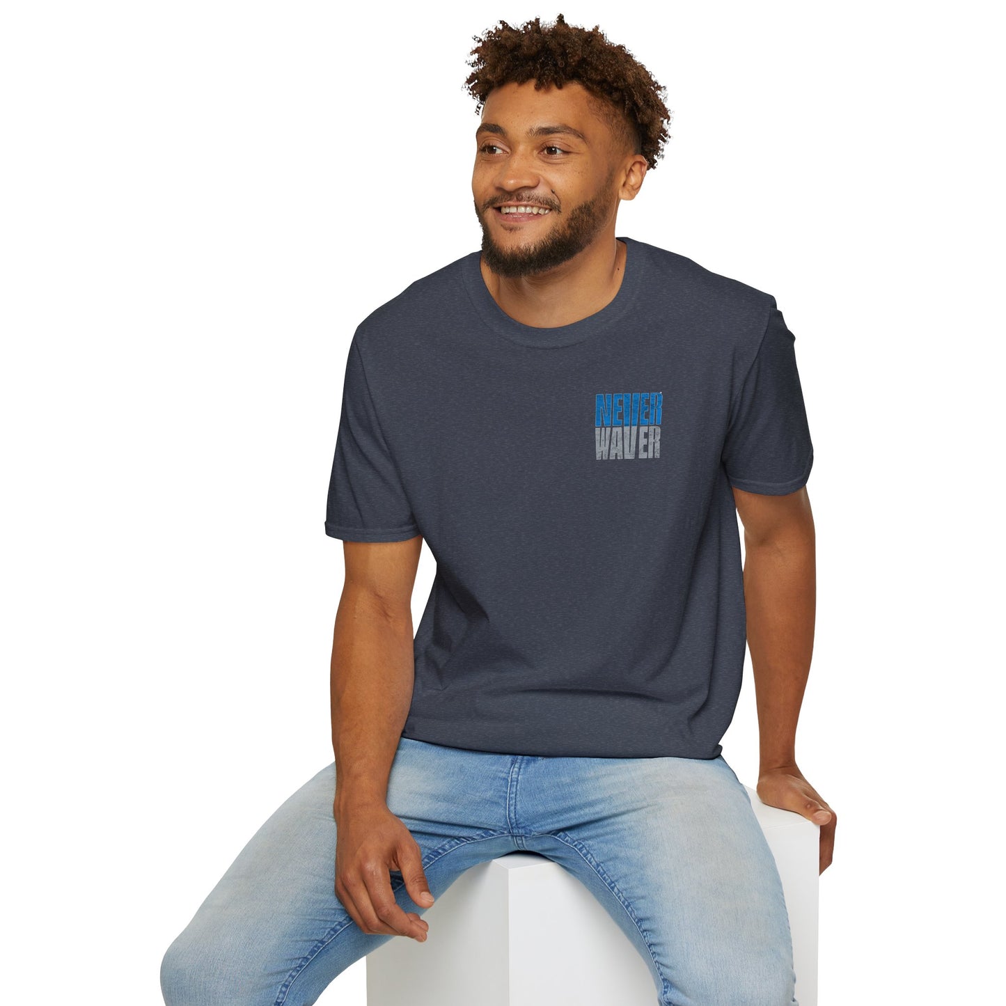 Detroit Fans Never Waver Unisex Softstyle T-Shirt