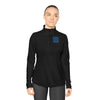 Never Waver Leopard Ladies Quarter-Zip Pullover