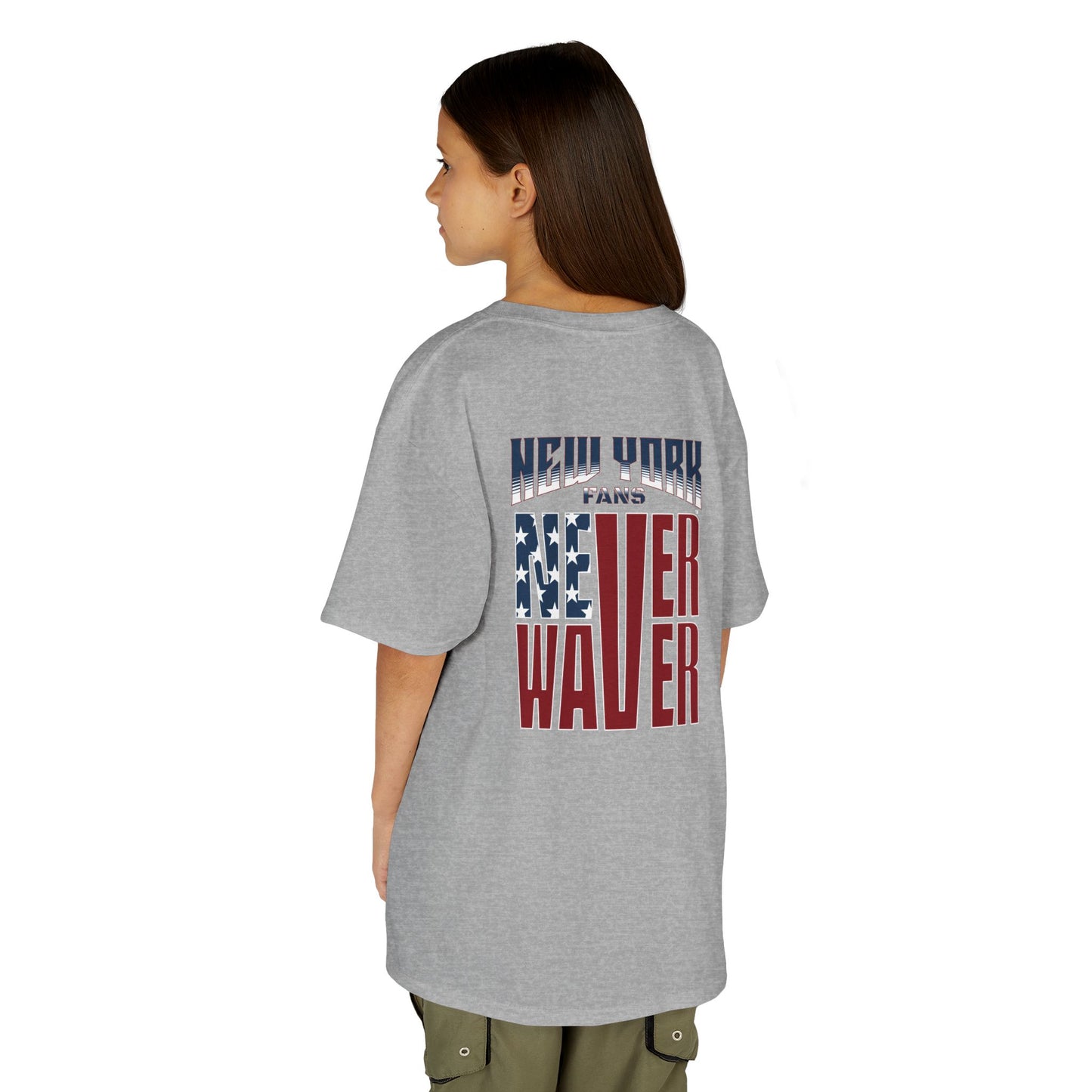 New York Fans Never Waver Kids Heavy Cotton™ Tee