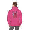 'New York Fans Never Waver' American Flag Design Unisex Heavy Blend™ Hoodie