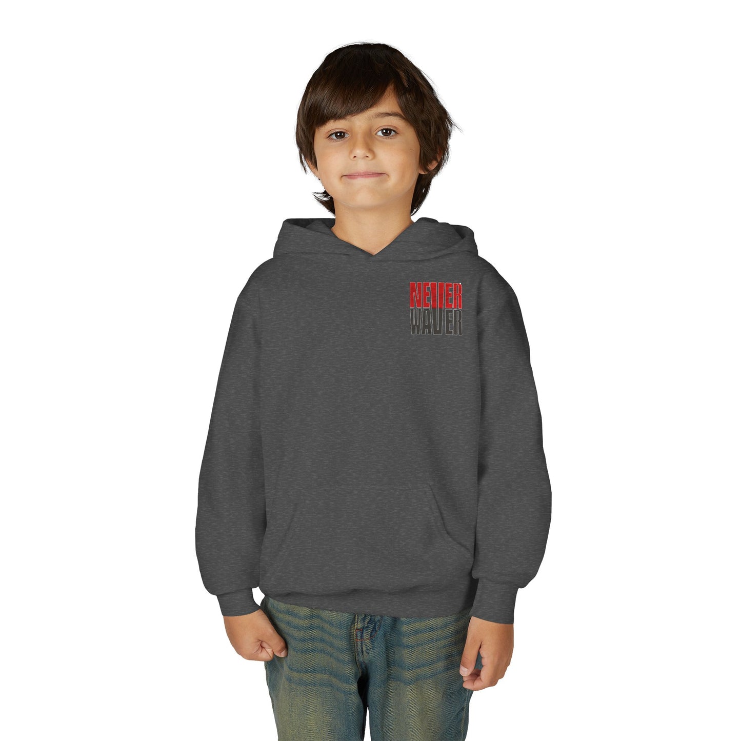 Tampa Bay Fans Never Waver Youth Heavy Blend Hoodie - Sweatshirt
