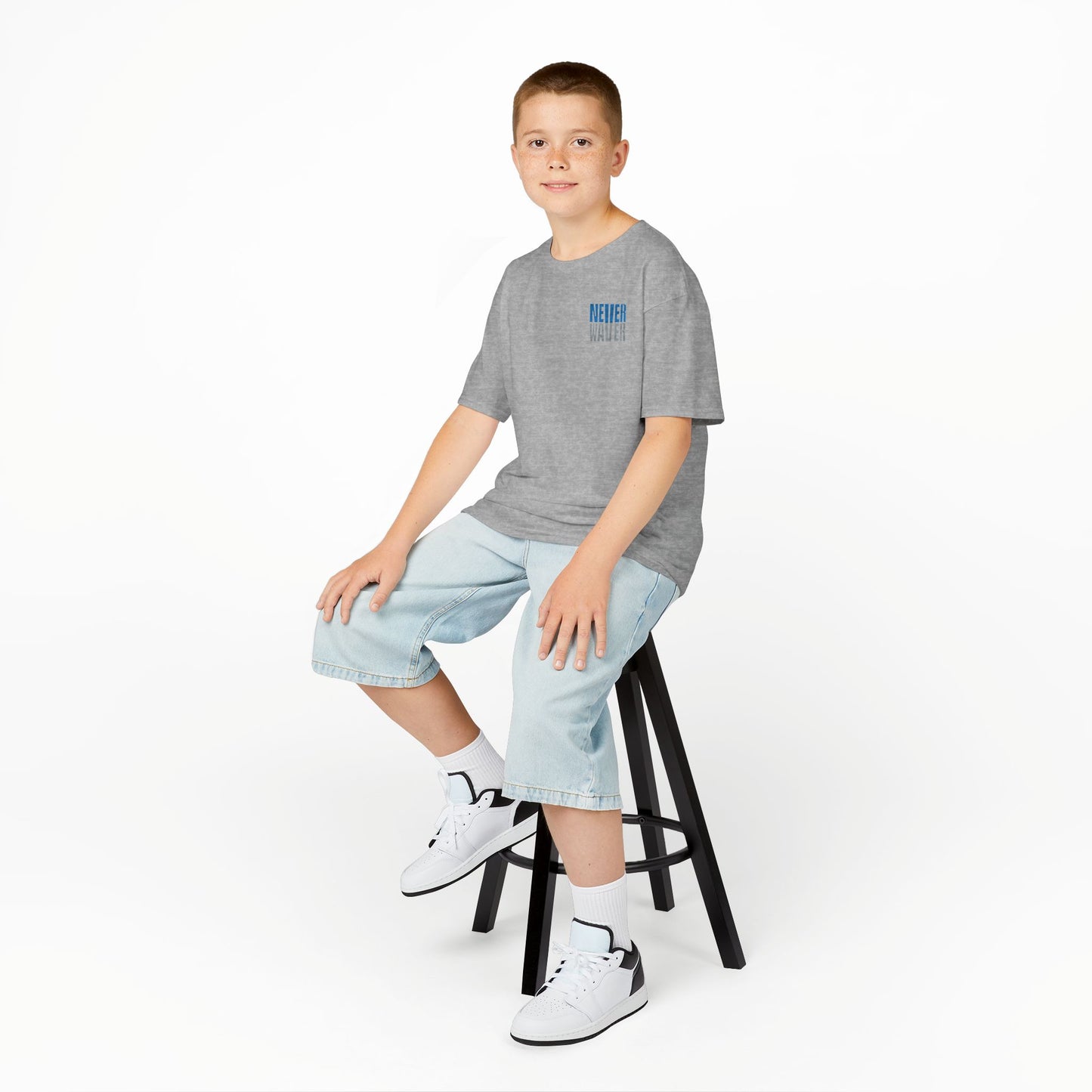 Detroit Fans Never Waver Kids Heavy Cotton™ Tee