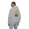Pittsburgh Fans Never Waver Hoodie w Leopard Football - Unisex Heavy Blend Sweatshirt