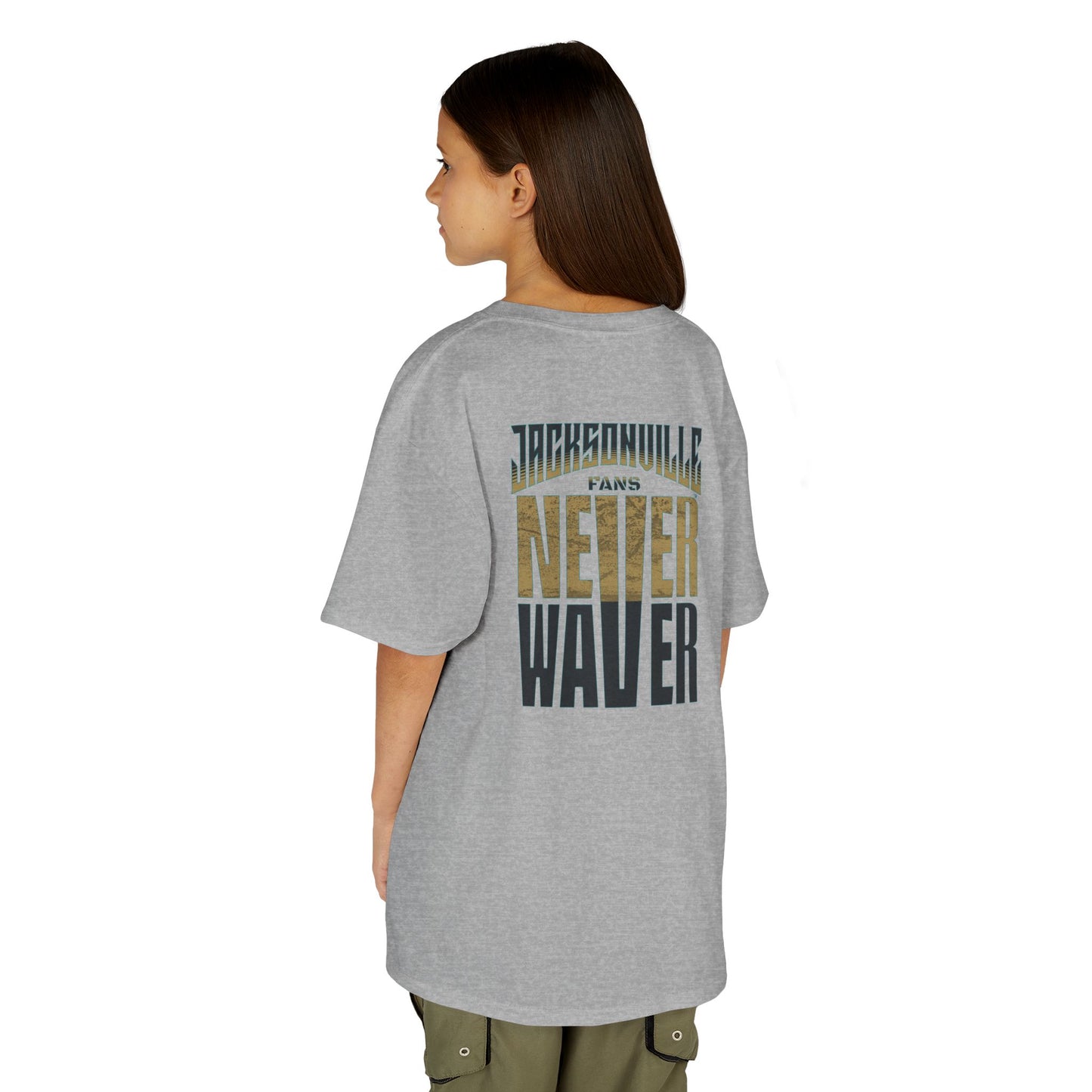 Jacksonville Fans Never Waver Kids Heavy Cotton™ Tee