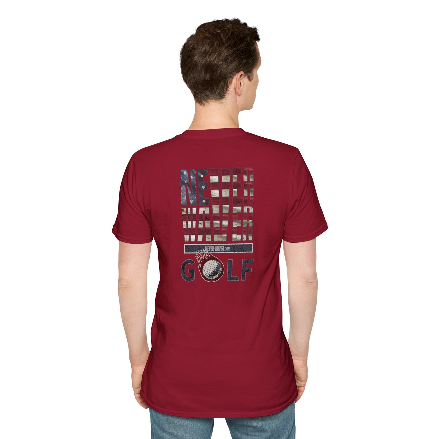 Never Waver Golf Unisex Soft style T-Shirt
