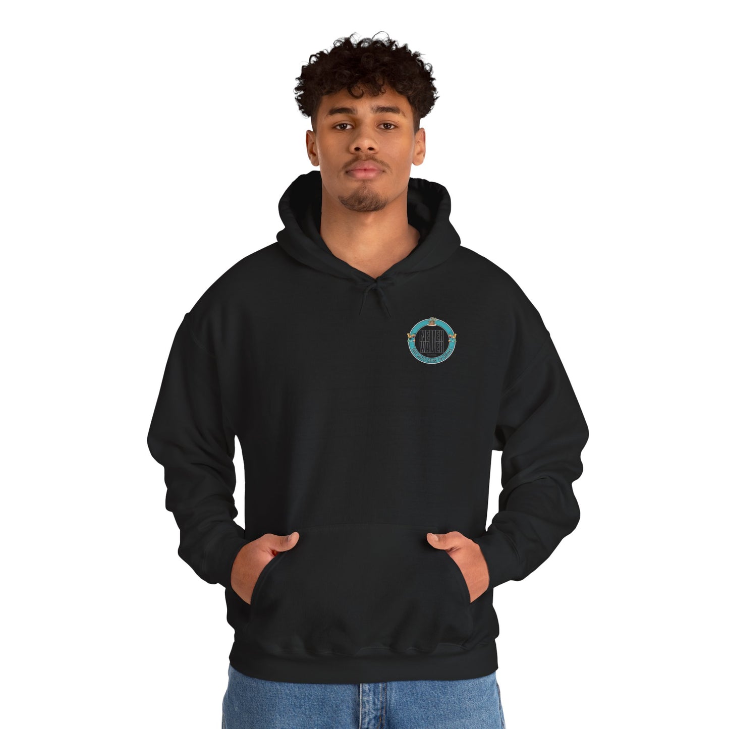 Eco-Friendly Unisex Hoodie: "Never Waver Save Water Drink Tiki Drinks"