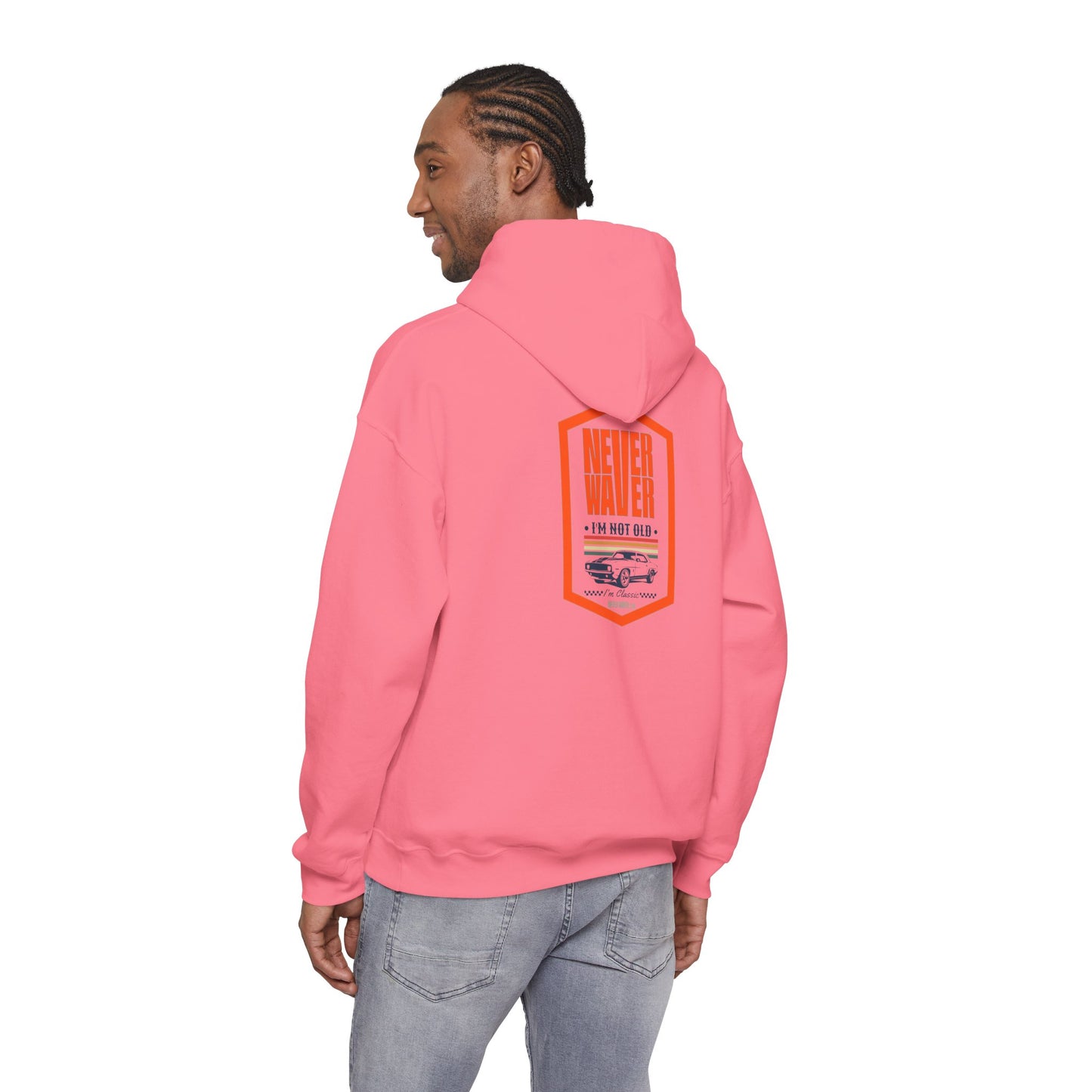 Never Waver I'm not old I'm a classic Unisex Heavy Blend™ Hoodie