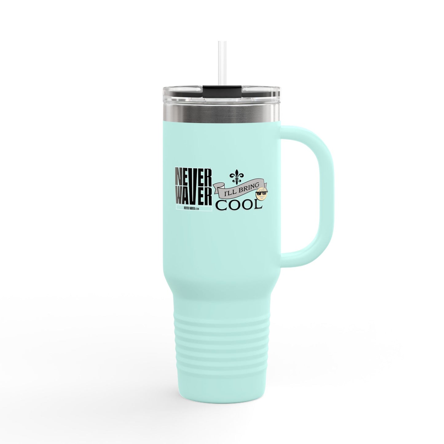 Never Waver I'll Bring The Cool Insulated Travel Mug, 40 oz