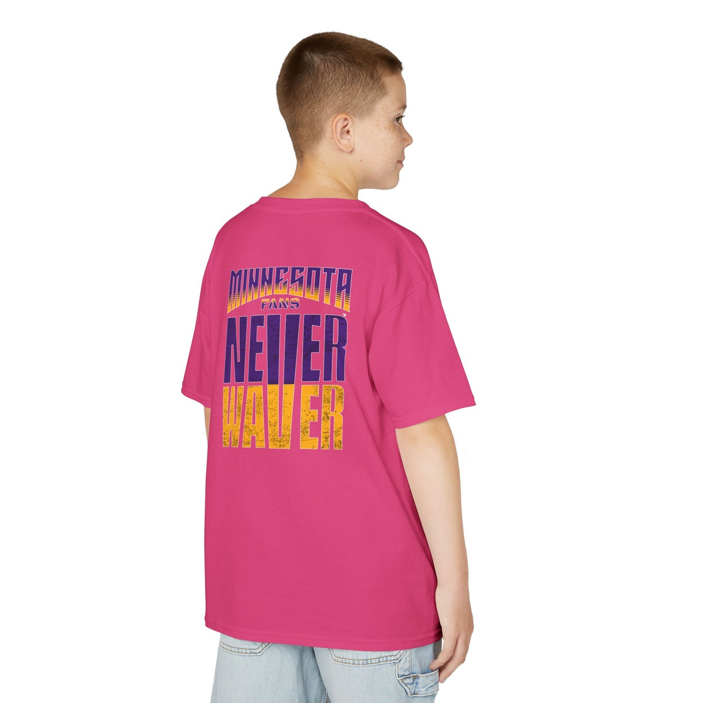 Minnesota Fans Never Waver Kids Heavy Cotton™ Tee